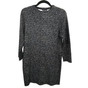 TopShop Knit Charcoal Mini Shirt Dress US Size 10